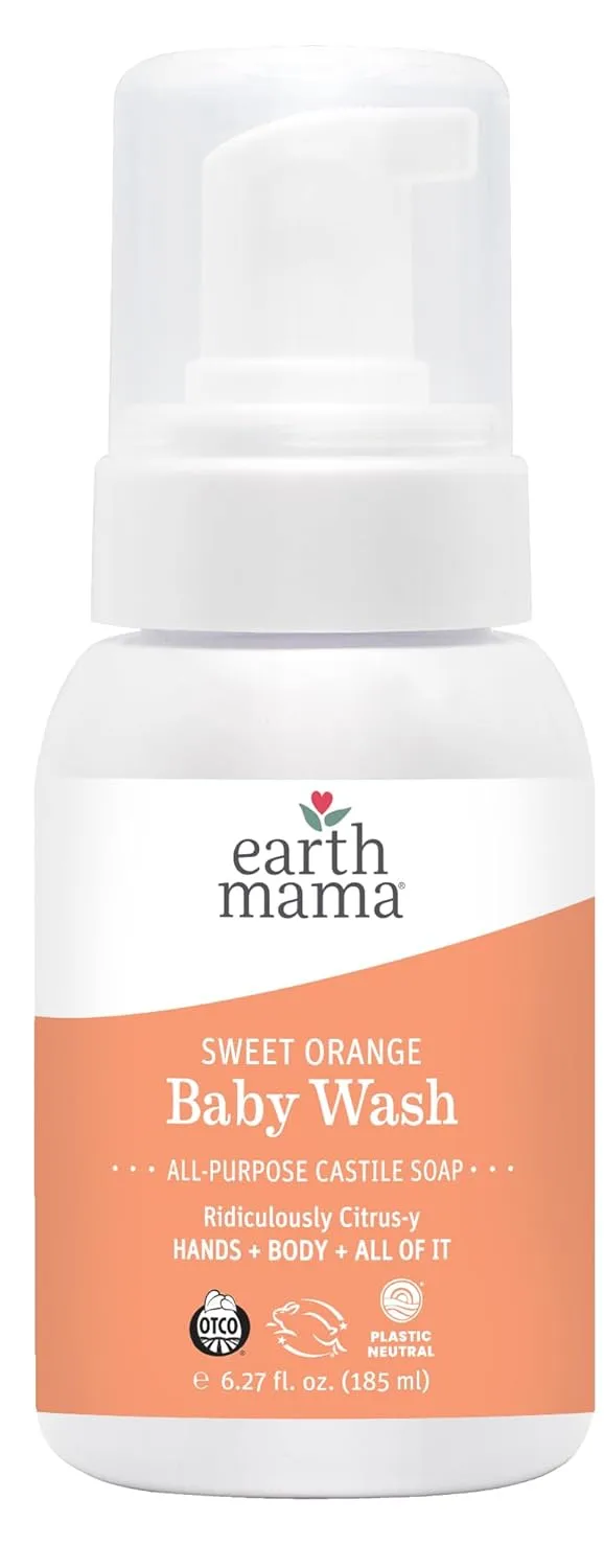 Earth Mama Sweet Orange Baby Wash