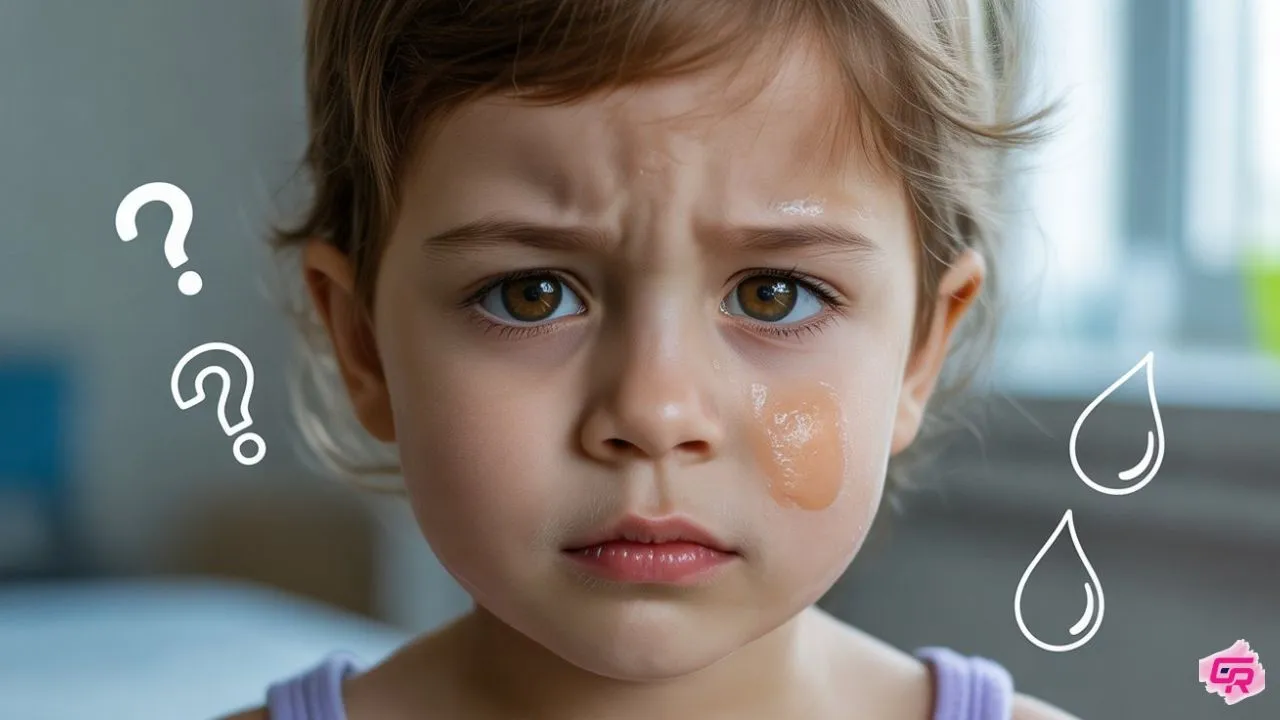 causes of oily skin in kids – shiny skin and discomfort in children