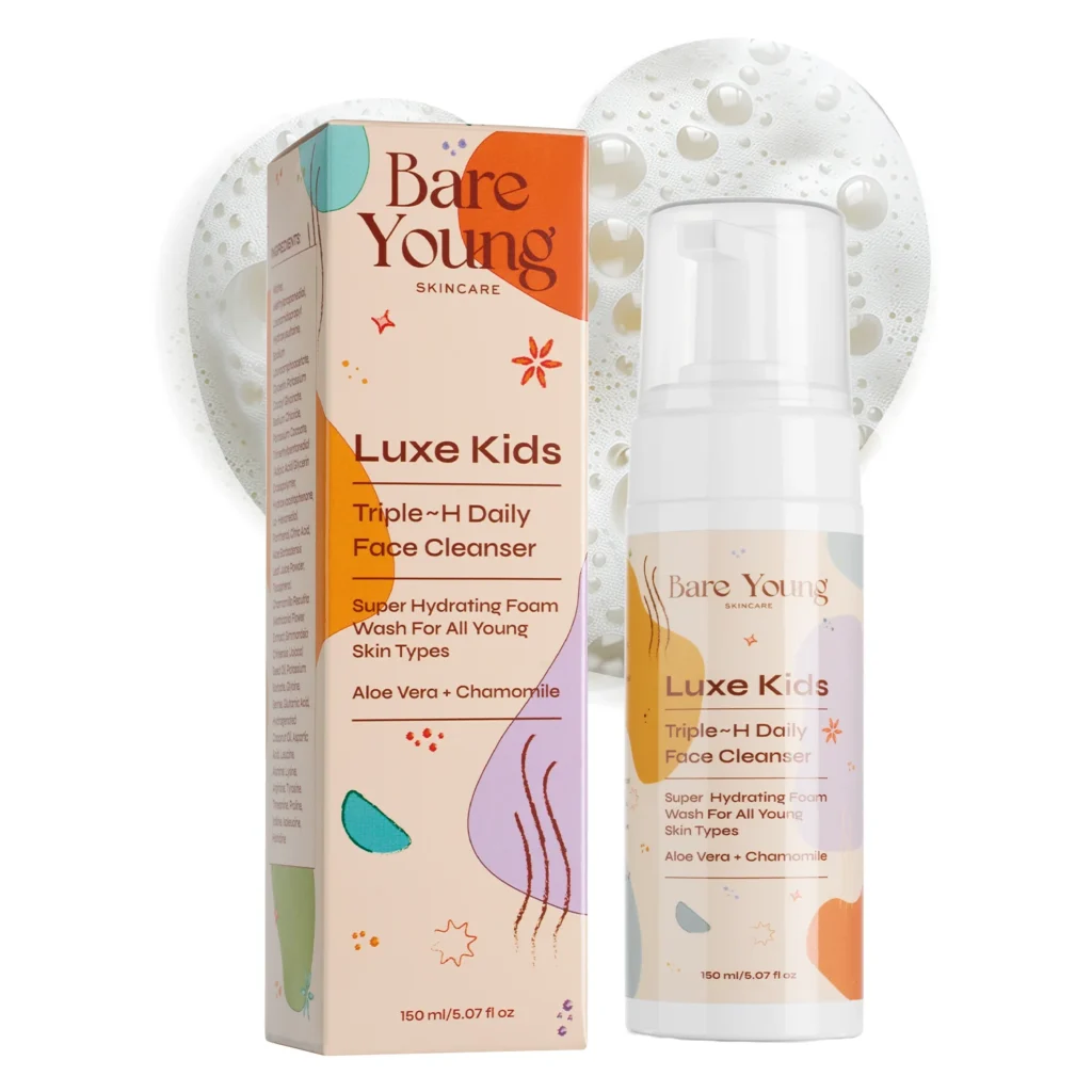 Bare Young Triple~H Daily Face Cleanser - best face wash for kids